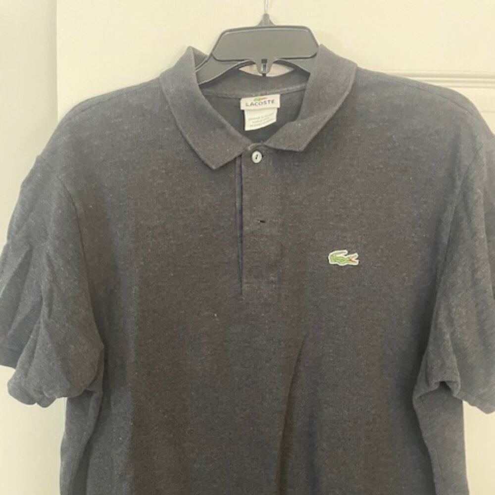 Lacoste Dark Grey Polo Shirt